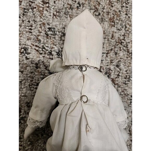 Vintage Antique Porcelain Sweet Blue Eyed Baby Doll 12" - Picture 5 of 12